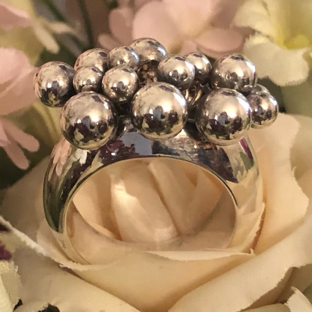 Iconic Vintage Silpada Sterling Silver Cha-Cha Ring Size 8 1/4